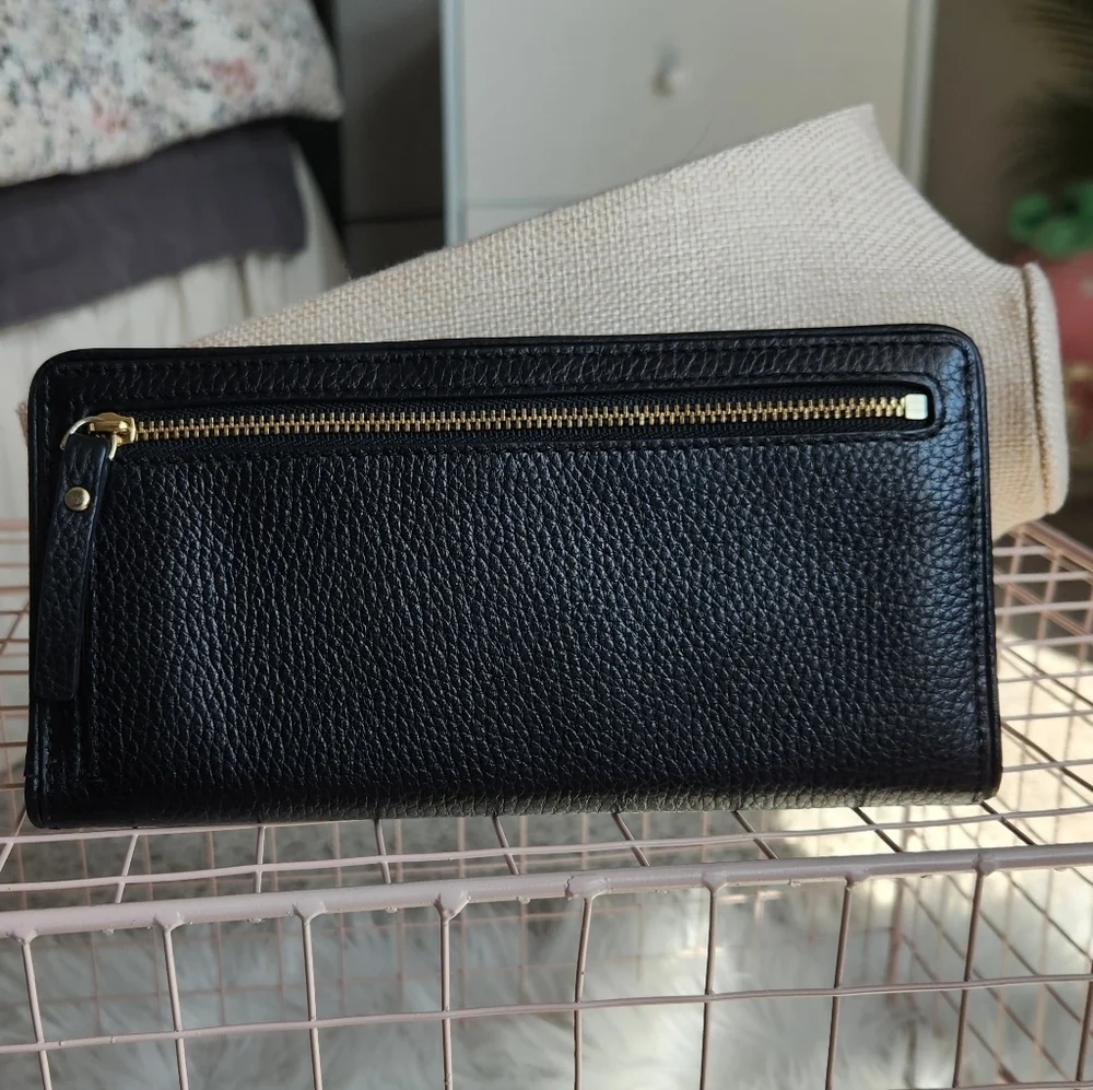 Kate Spade Black Leather Wallet